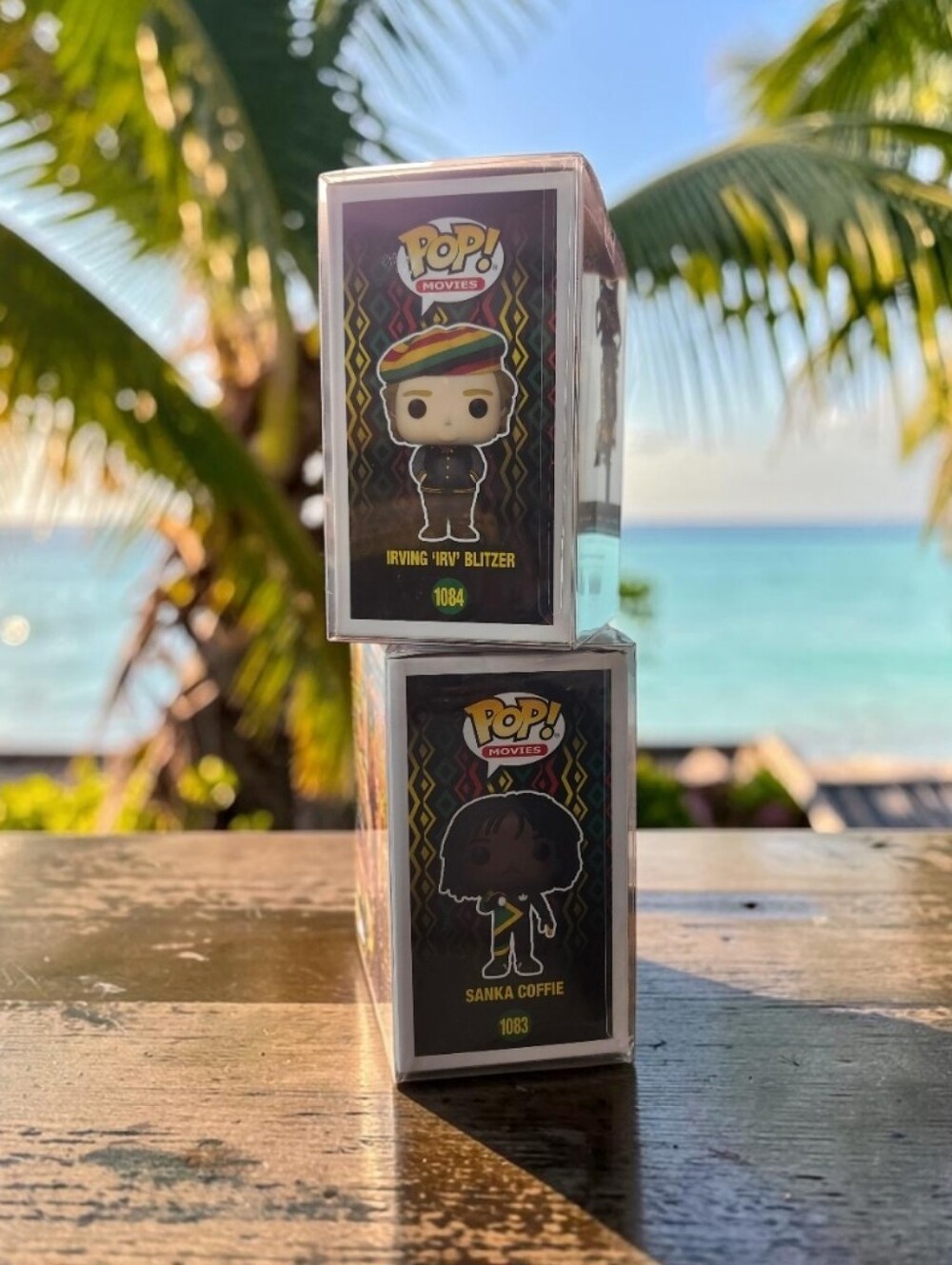 Funko Pop! Movies Cool Runnings Collectors Set Sanka Coffee & Irv Blitzer NIB - Picture 2 of 5